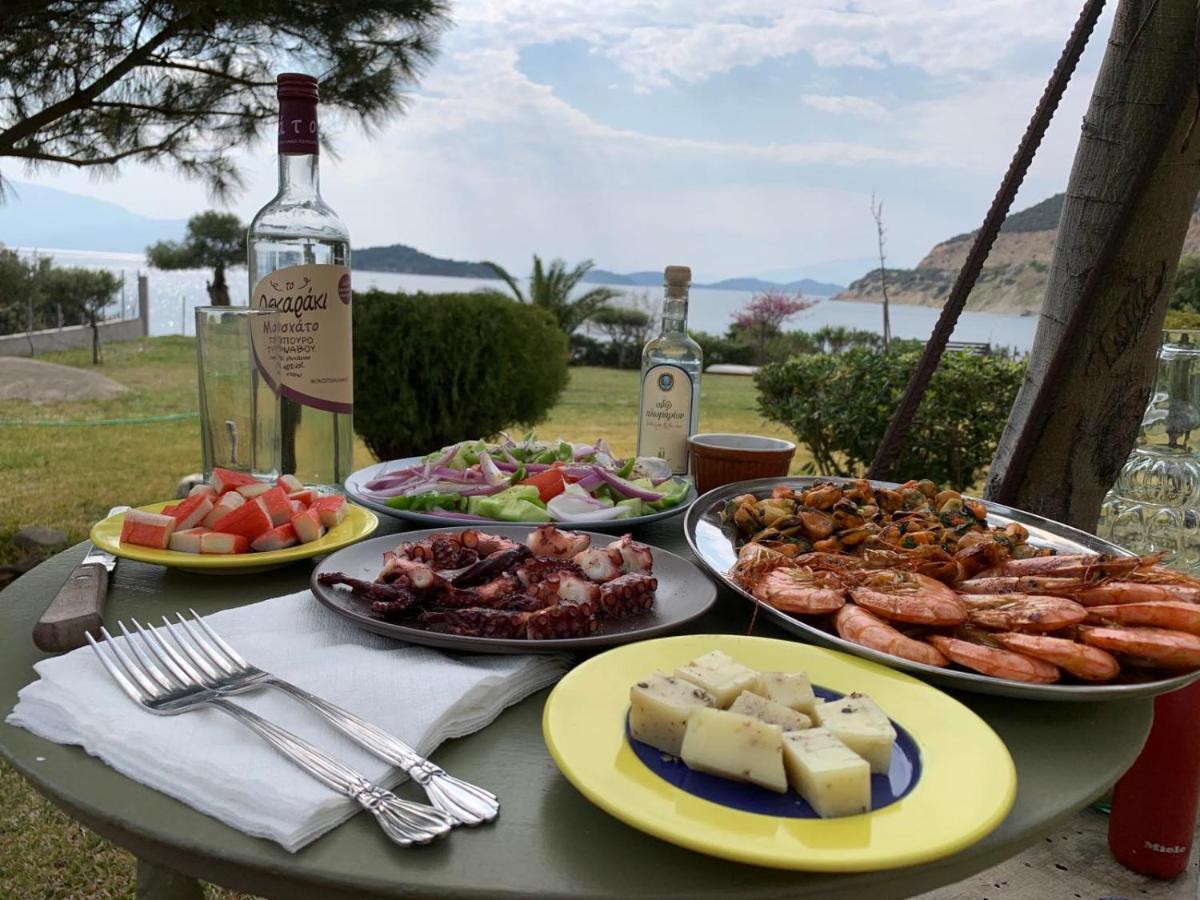 Klovino Beach House Douvia Eksteriør billede